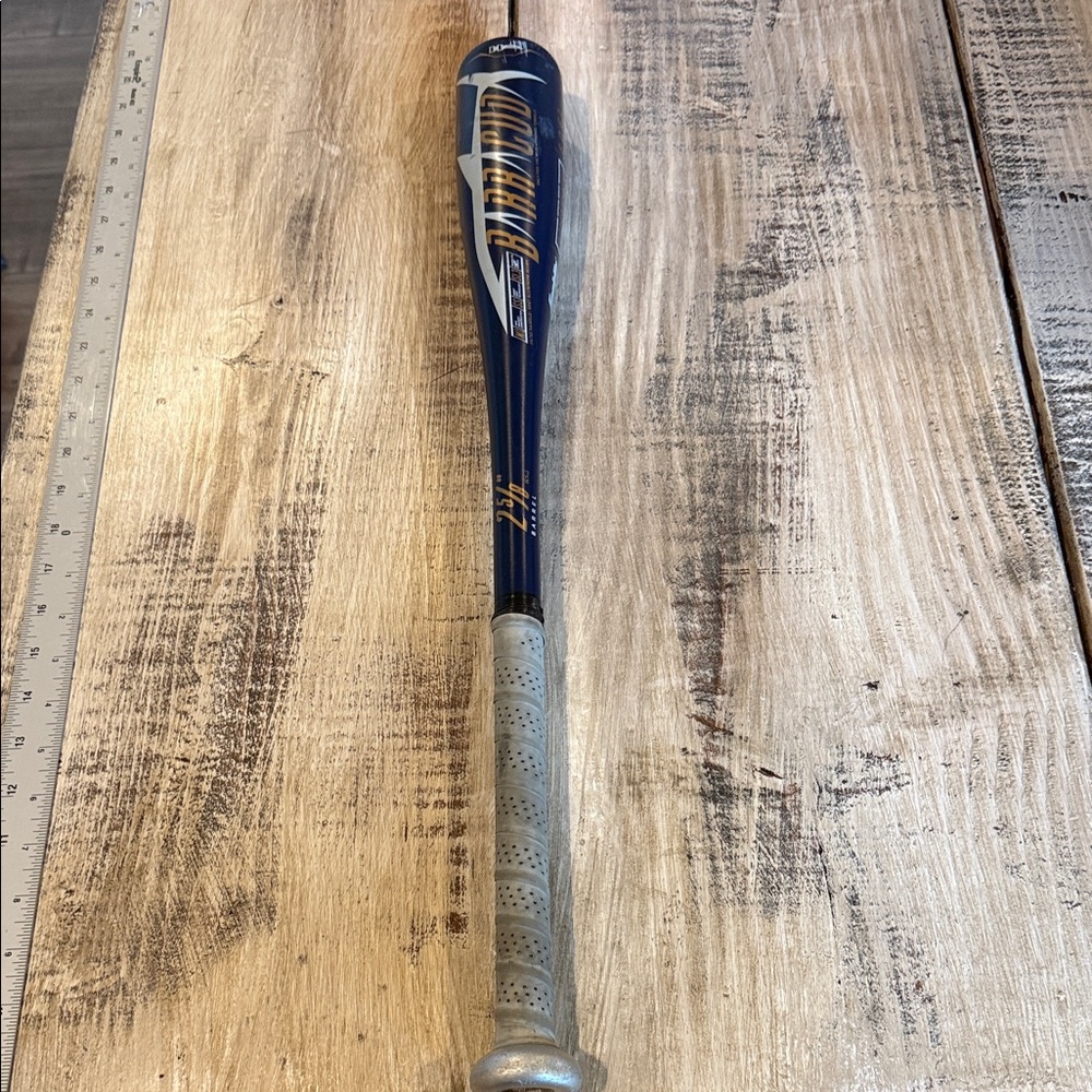 Rawlings Kids Aluminum Baseball Bat - Navy/Gold